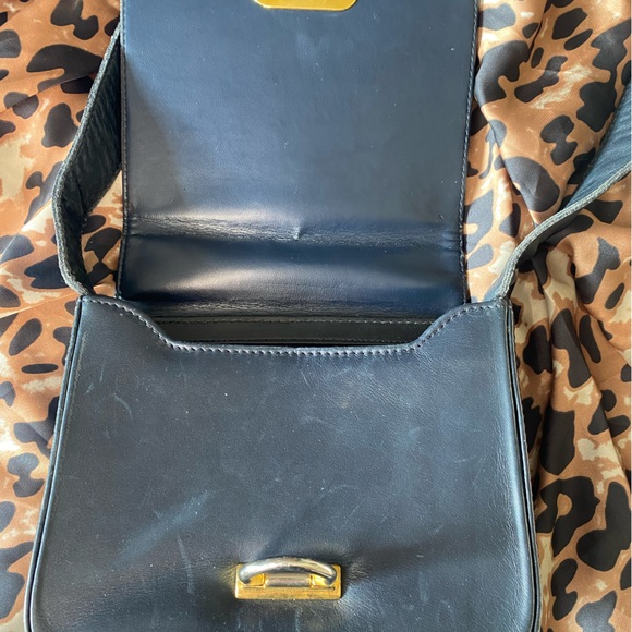 Vintage Navy Blue Holt Renfrew Purse - Picture 7 of 7